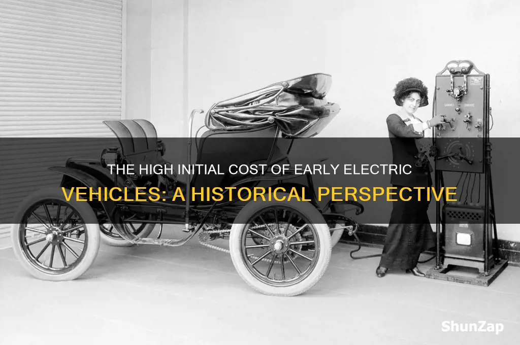 were electric cars expensive at first