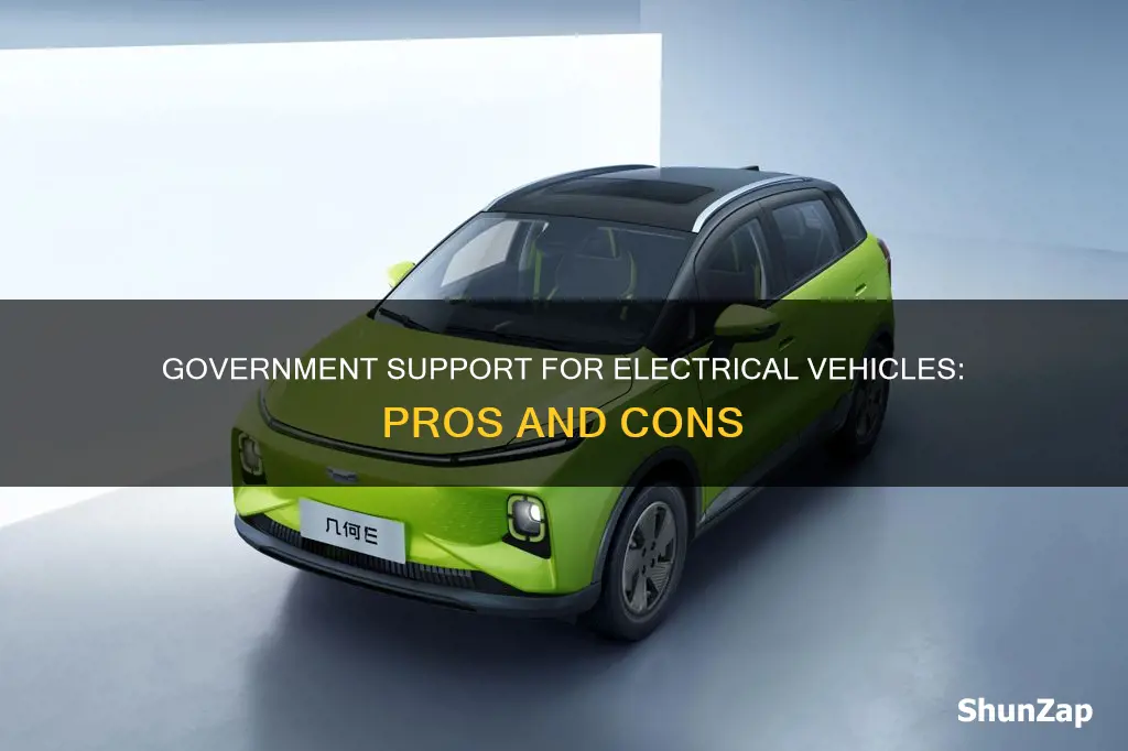 were electrical vefhicles subsiized by the government