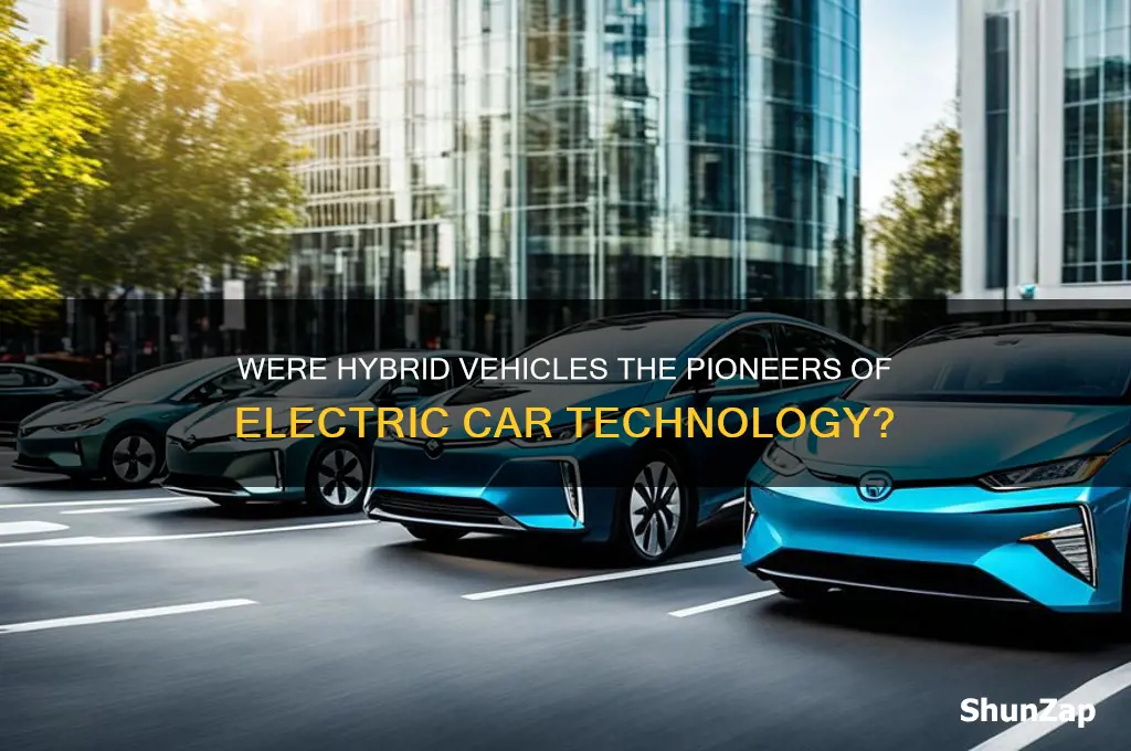 were hybrids the first electric cars