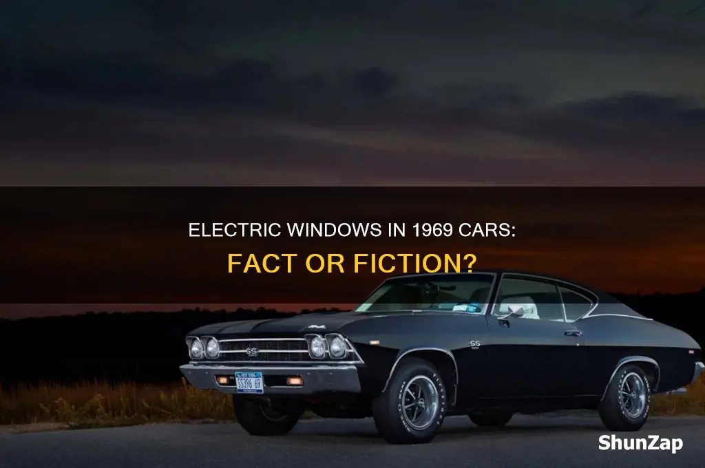 were there electric windows in cars in 1969
