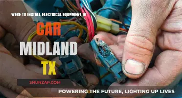 Best Spots to Install Electrical Equipment in Your Car: Midland, TX Guide