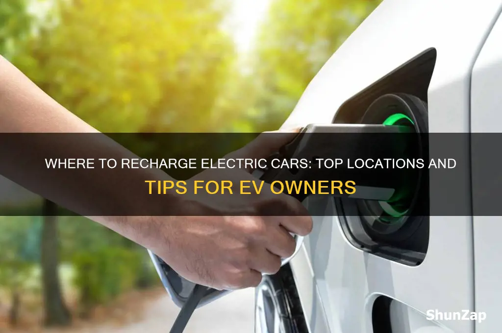 were to recharge electric cars