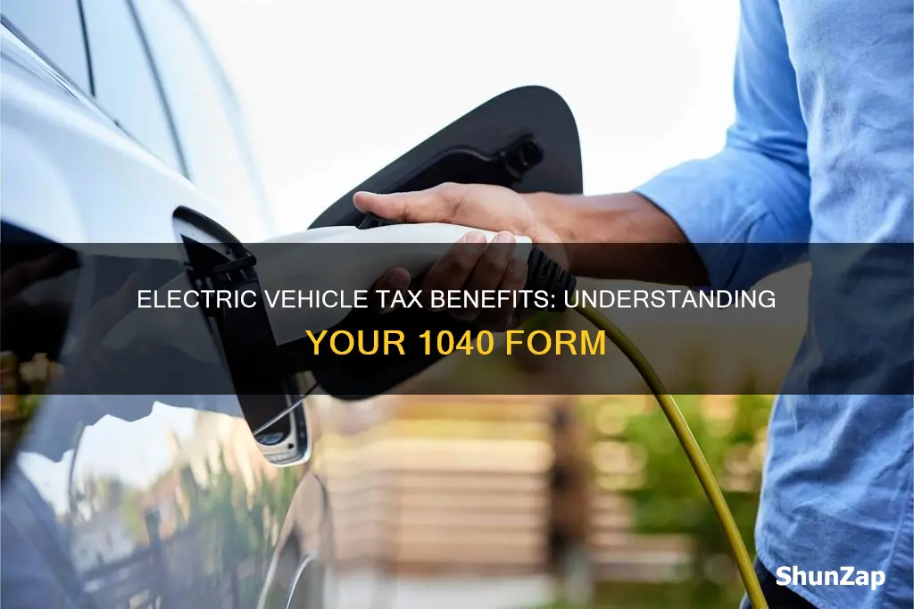 what 1040 line for electric vehicle