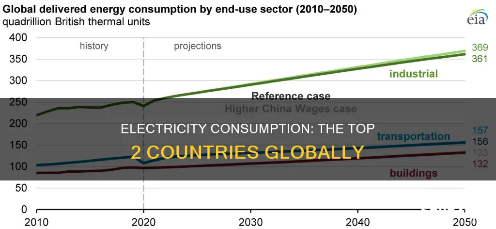 what 2 countries consume the most electricity