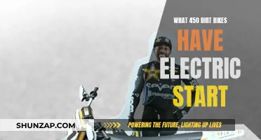 Electric Dirt Bikes: 450cc Options with Electric Starters