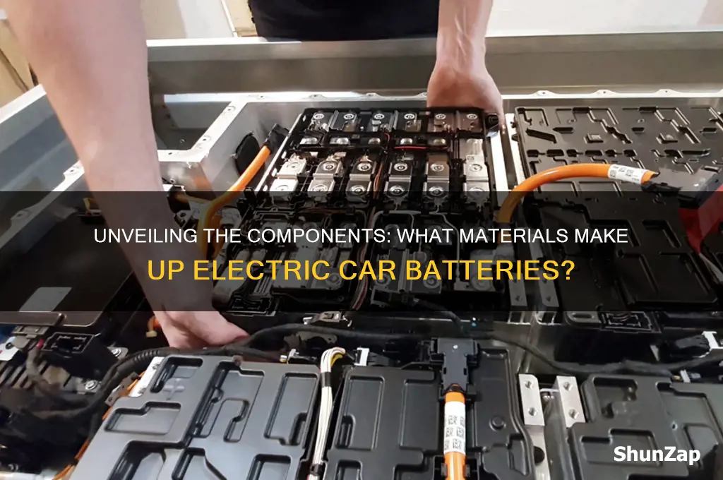 what a electric car battery is made of