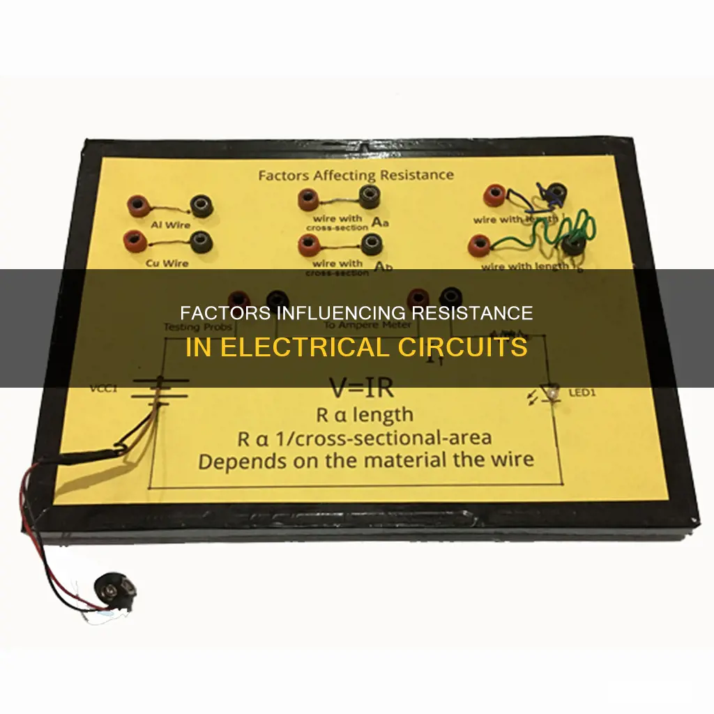 what affects resistance in an electrical circuit
