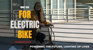 Electric Bike Riding: Age Recommendations and Safety Tips