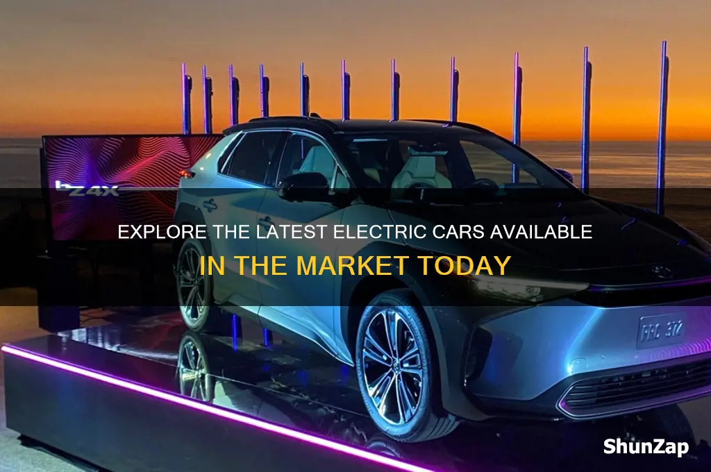 what all electric cars are available