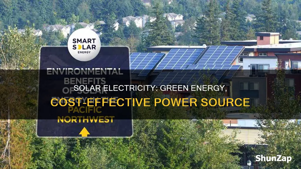 what are 2 benefits of solar electricity