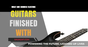 Finishing Touches on Chinese Electric Guitars