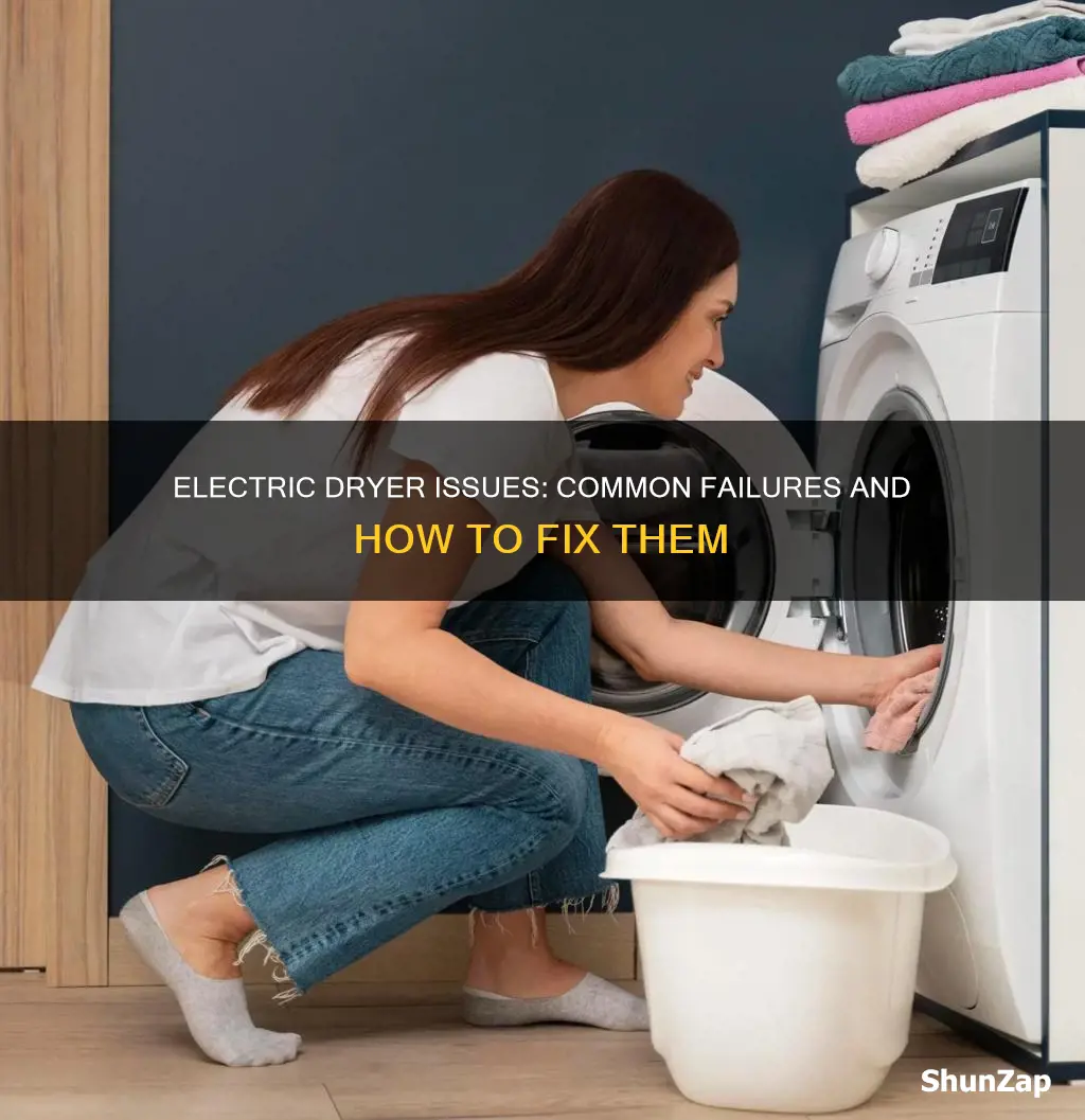 what are common failures on electric dryers