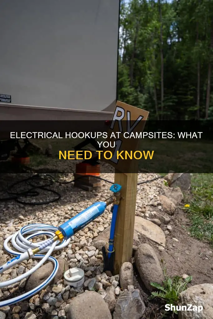 what are common hookups at campsites electrical