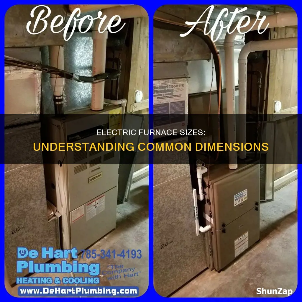 what are comon sizes for electric furnaces
