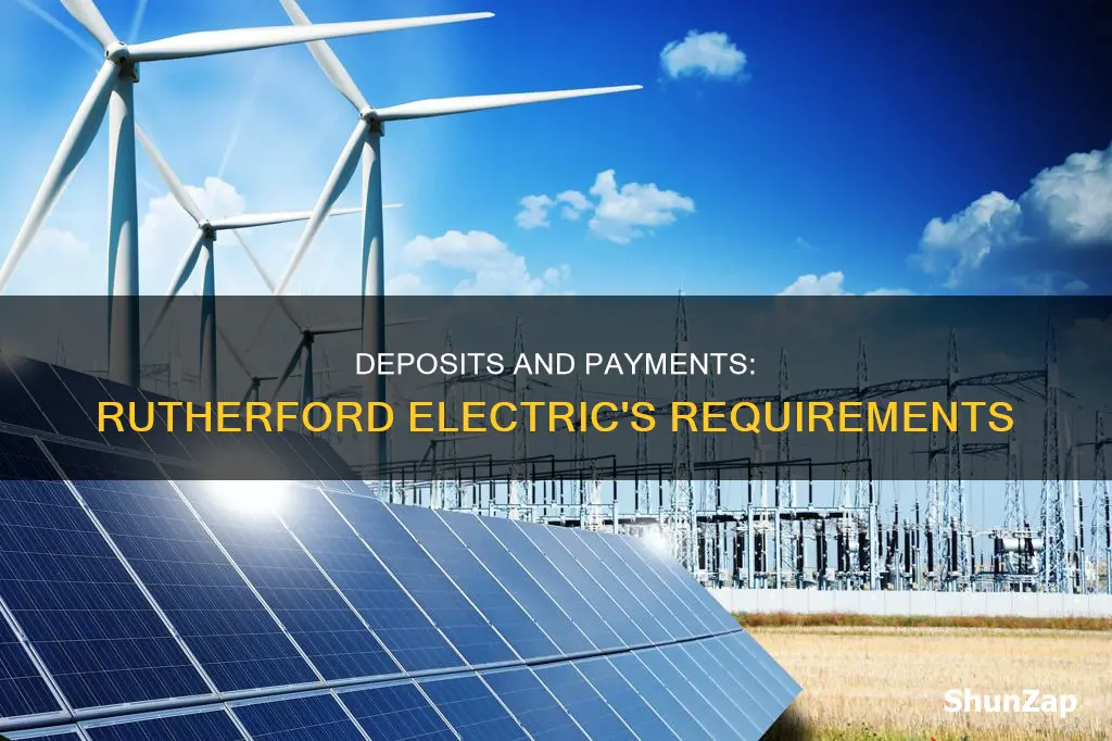 what are deposits usually at rutherford electric