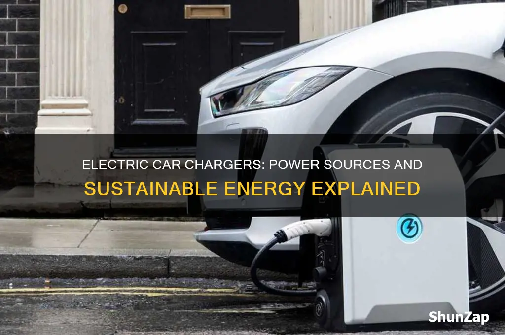what are electric car chargers powered by