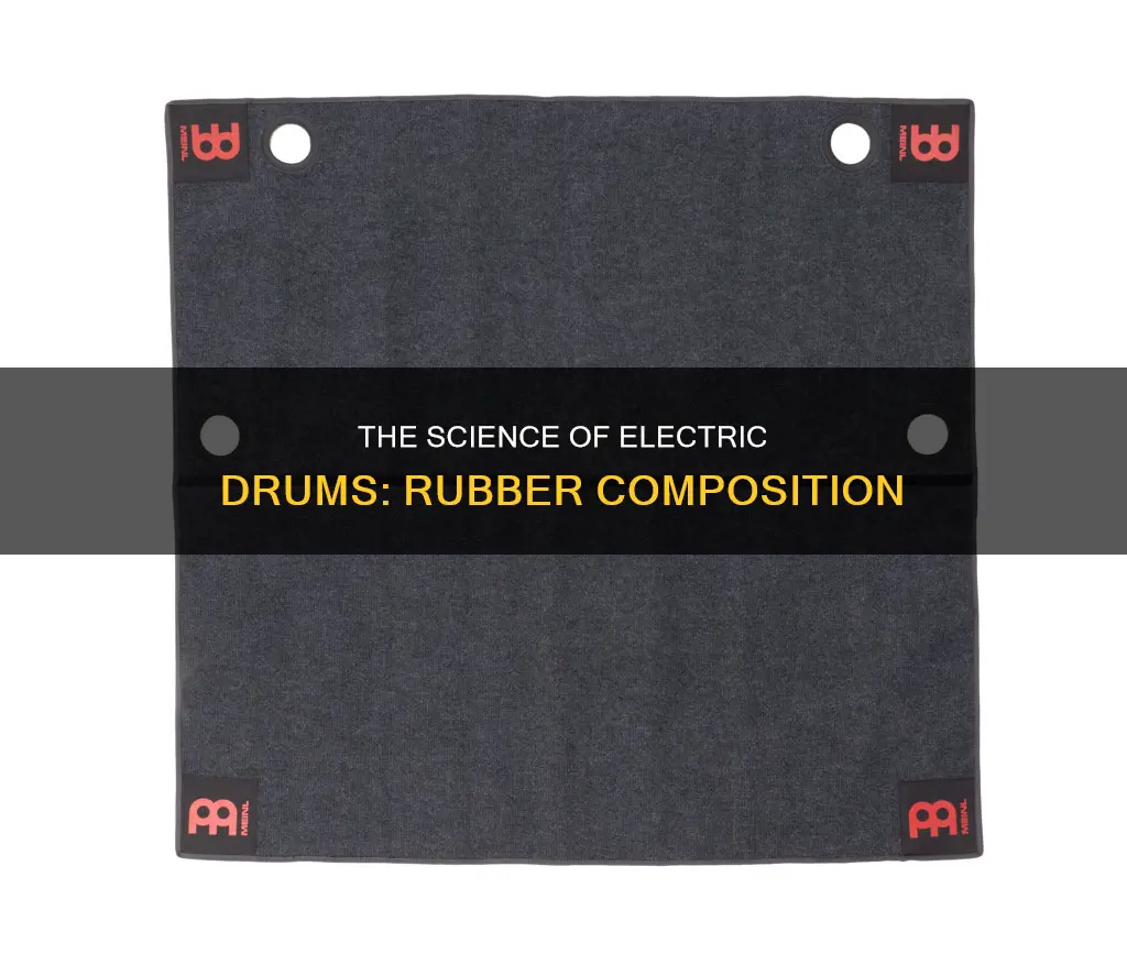 what are electric drum rubber made of