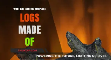 Electric Fireplace Logs: What Materials Are Used?