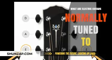 Standard Tuning for Electric Guitars: EADGBE