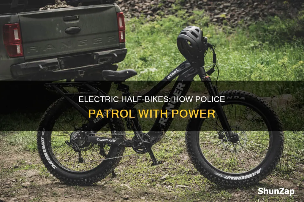 what are electric half bikes police ride