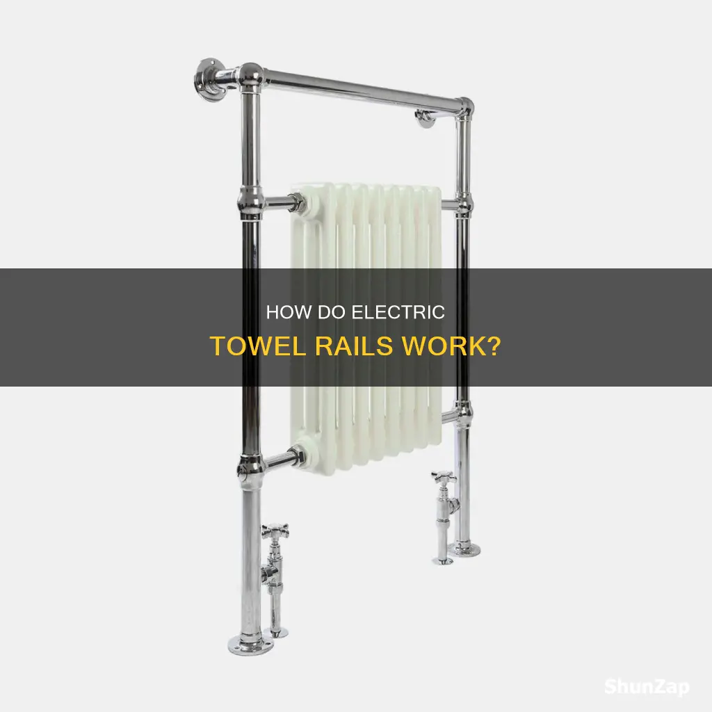 what are electric towel rails filled with