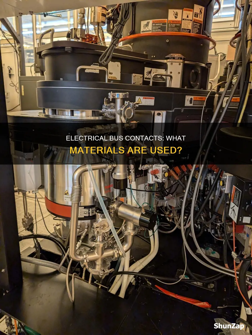 what are electrical bus contacts made of