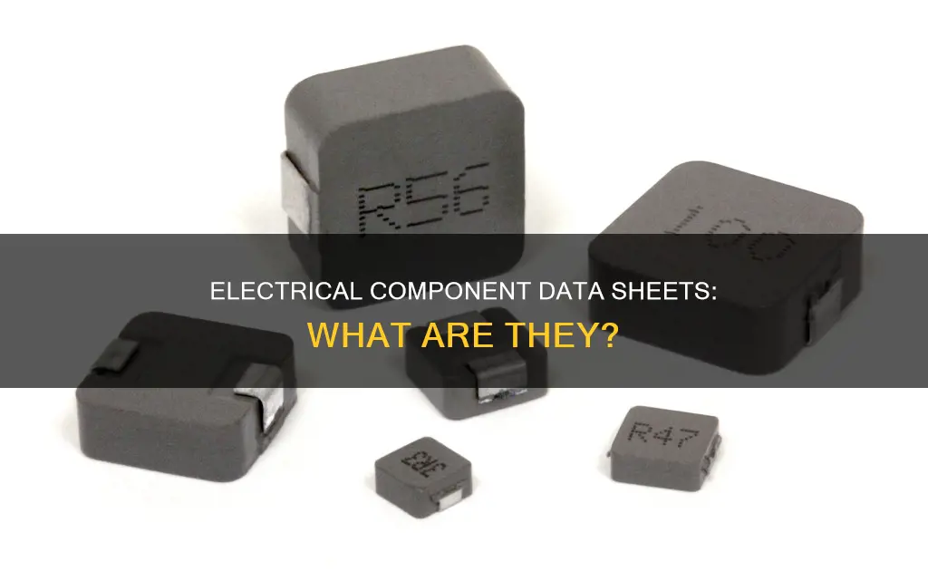 what are electrical component info sheets called