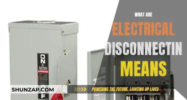 Electrical Disconnection: Understanding the Means and Methods