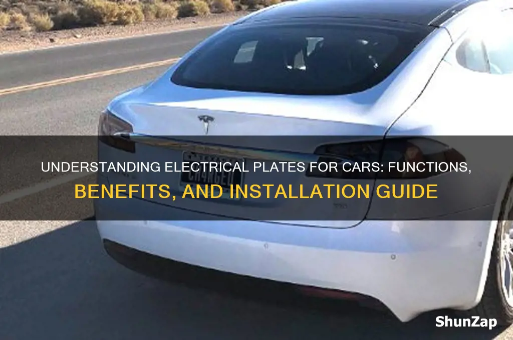 what are electrical plates for cars