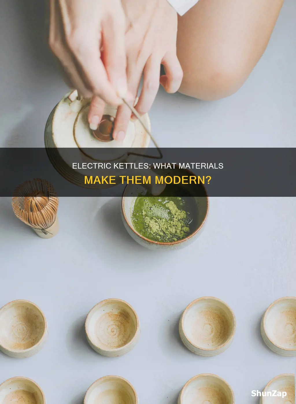 what are modern electric kettles made of