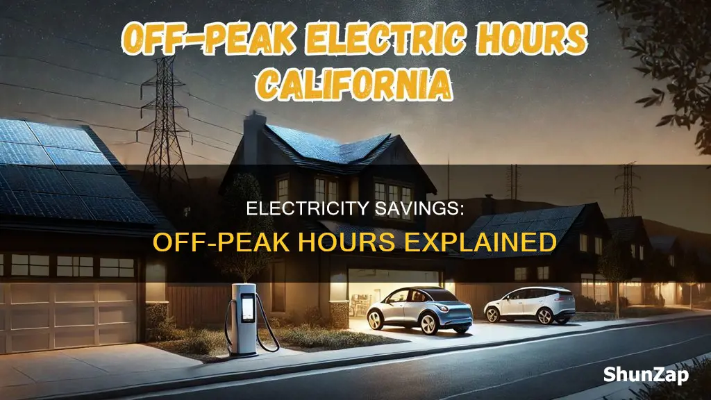 what are my non-peak electric hours