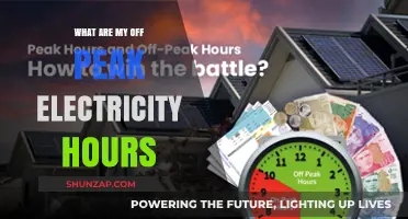 Off-Peak Electricity Hours: When Do They Apply?