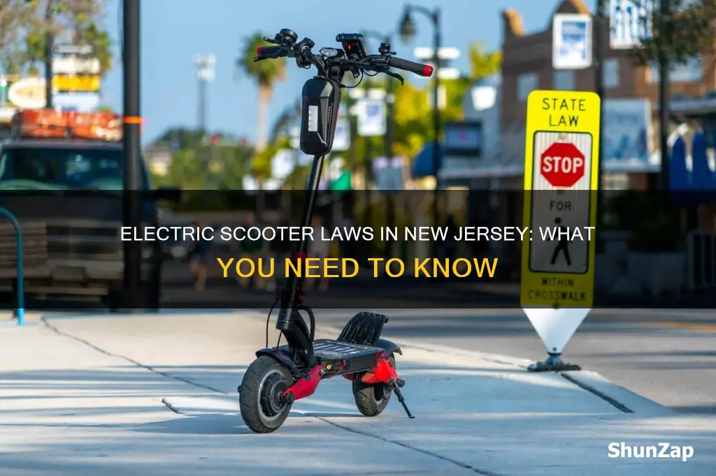 what are nj laws for electric scooters