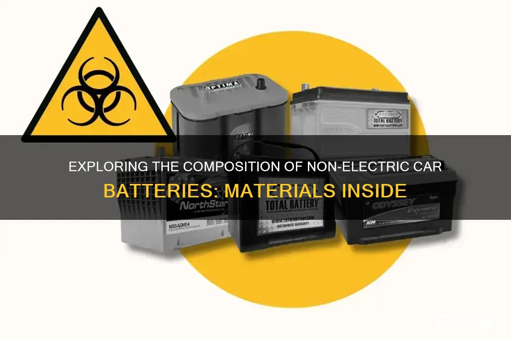 what are non electric car batteries made of
