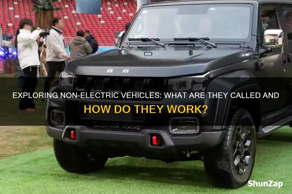 what are non electric cars called