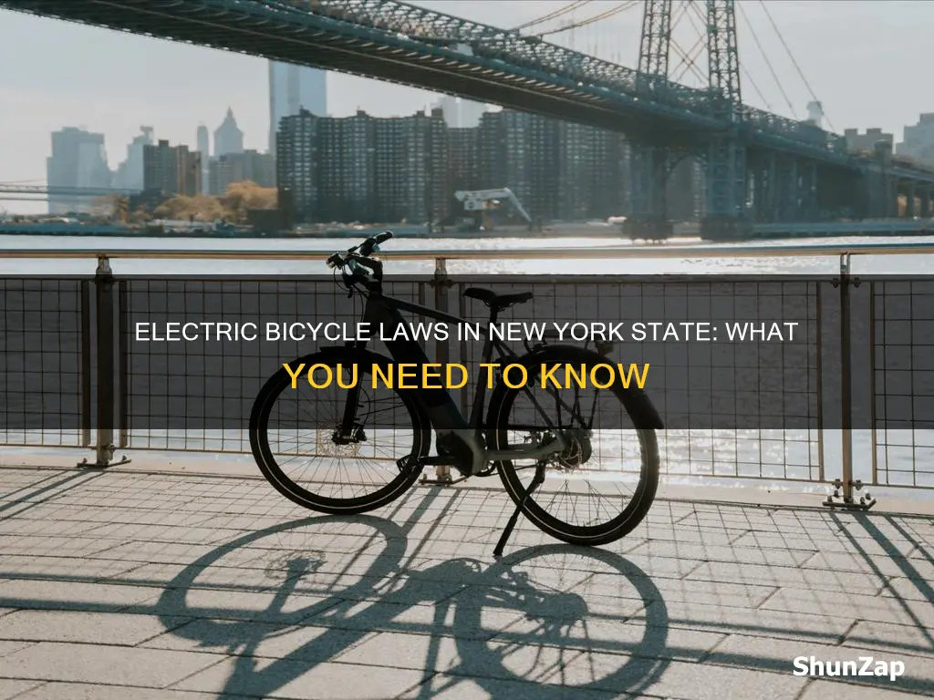 what are nys law for electric bicycle