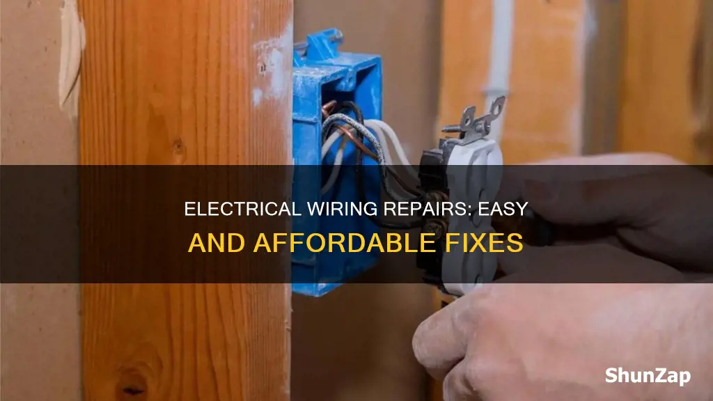 what are some cheap electrical wiring repairs