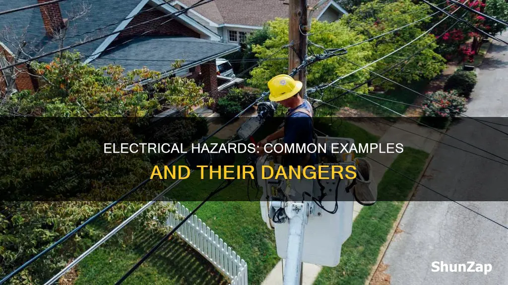 what are some examples of electrical hazards