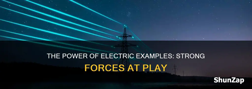 what are some examples of strong electr