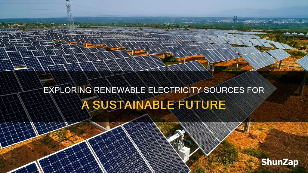 what are some renewable sources of electricity