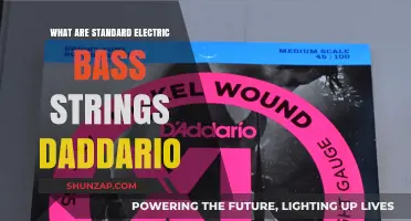 D'Addario Electric Bass Strings: Standard Gauge, Explained