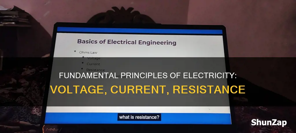 what are the 3 basics of electricity