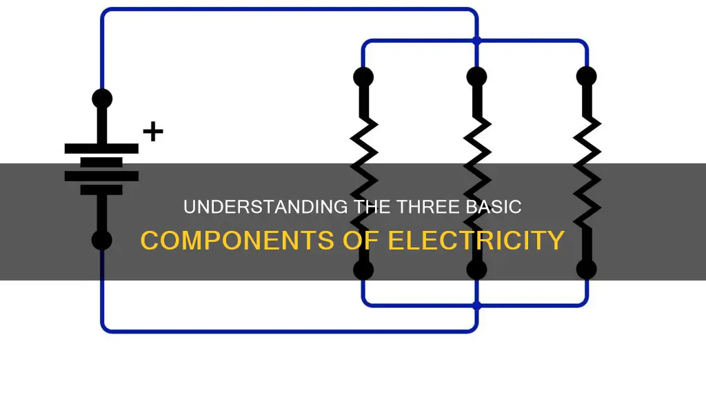 what are the 3 parts of electricity