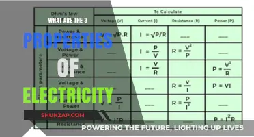 Electricity's Intrinsic Properties: Conductivity, Voltage, and Current