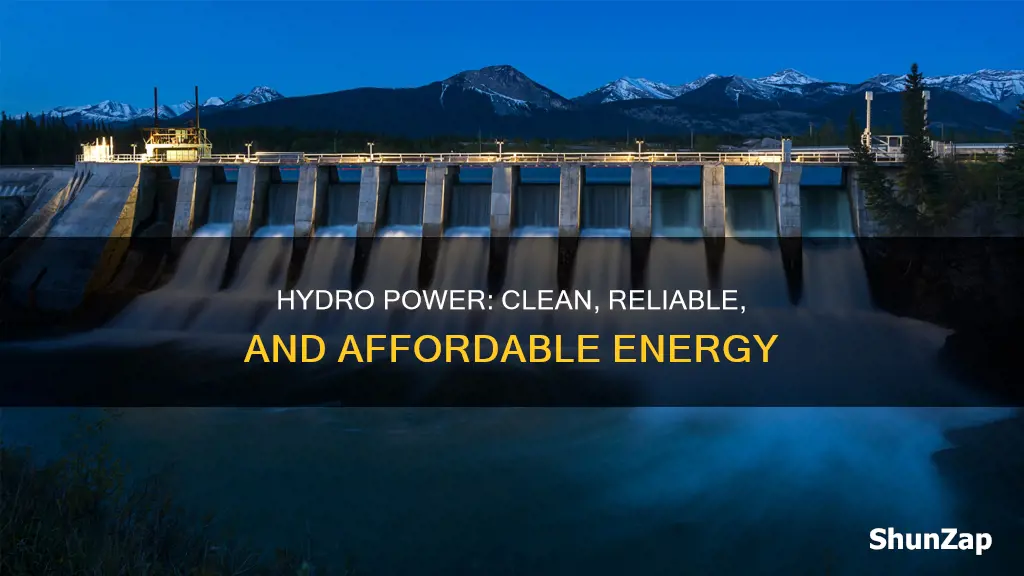 what are the advantages of hydro electricity