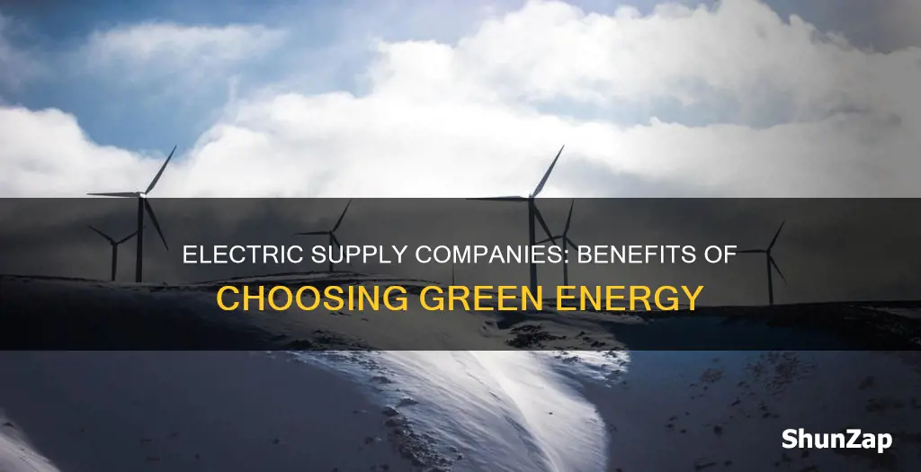 what are the benifits of choosing a electric supply company