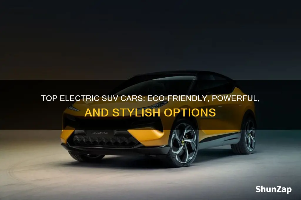 what are the best electric suv cars