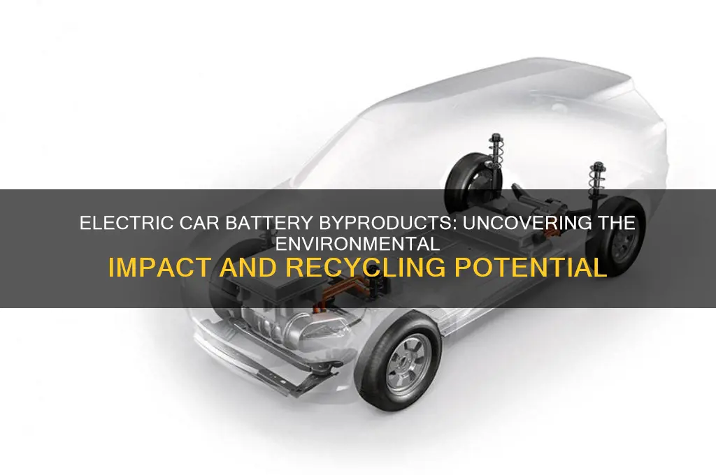 what are the byproducts ofan electric car battery
