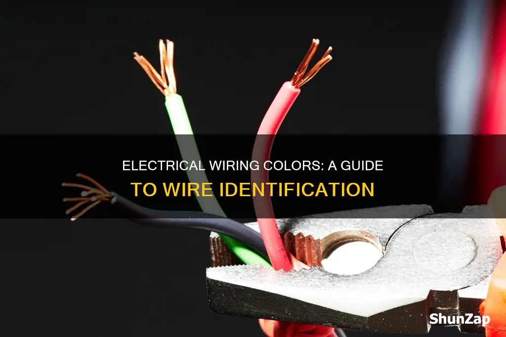 what are the colors for electrical wiring