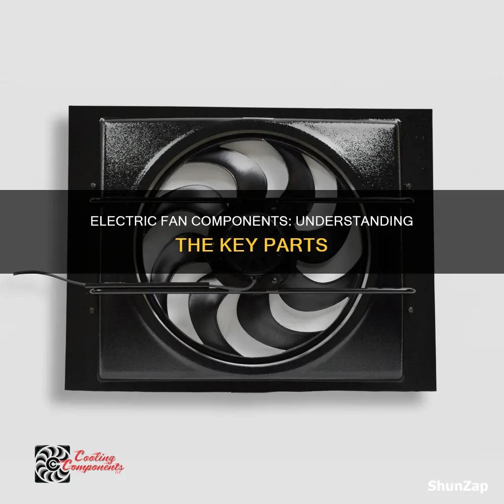 what are the components of electric fan